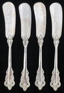 Vintage Wallace Silversmith Butter Knife Set of 4 - Picture 1 of 4