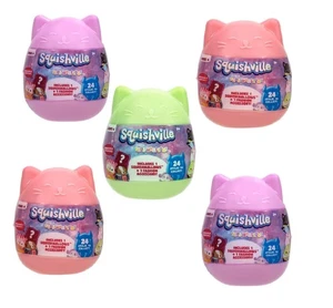 Squishmallows Squishville Series 6 - Assorted 5 Pack - Mini Plush & Accessori... - Picture 1 of 3