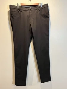 Lululemon ABC Hose Skinny schwarz Chinohose Herren Größe 38 (Maße 38x33) gebraucht, in einwandfreiem Zustand - Bild 1 von 9