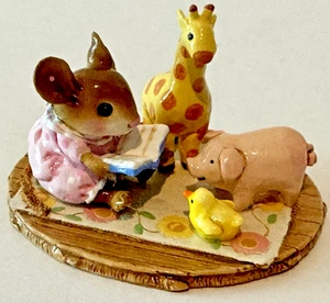 Wee Forest Folk M-353 "STORY TIME" Retirado (C) @)) y WP (Como Nuevo Con Caja WFF) - Imagen 1 de 7