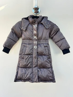 Ted Baker girls water resistant padded puffa coat with hood age 5 years - Image 1 of 4