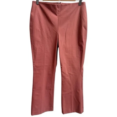 Pantalones cortos Theory Ersina B Approach acampanados talla 10 rosa profundo cremallera trasera elásticos Foto 1 de 4