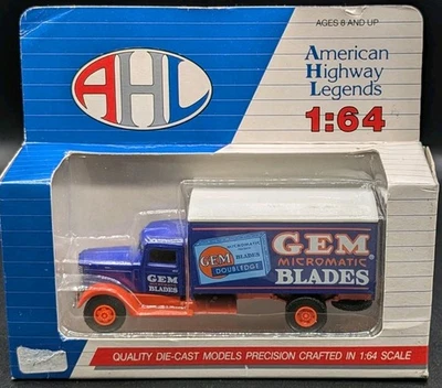 Camión de reparto PETERBILT 260 AHL American Highway Legends 1:64 GEM BLADES de colección Foto 1 de 4
