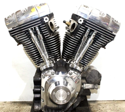 2007-2012 Harley Davidson Touring Electra Road Glide Twin Cam FI 96 Engine Motor - Image 1 of 4
