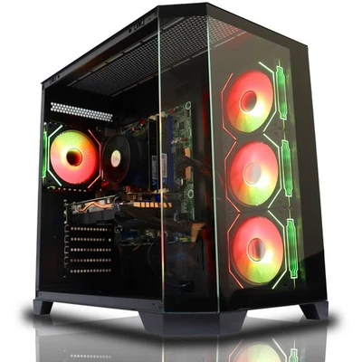 RTX Gaming PC AMD Ryzen 9 5900X 64GB DDR4 12GB RTX 5070 2TB M.2 Windows 11 RGB - Image 1 of 4