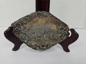 Vintage Metall Denver State Capital Herren Kommode Diener Tablett Brillant Schmuck Komp - Bild 1 von 16