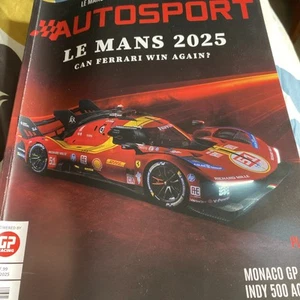 Autosport Le Mans 24 Stunden 2025 Juni Magazin Ferrari Hypercar F1 Indy 500 - Bild 1 von 6