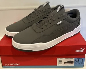 NUEVA Zapatilla de Skate Puma Para Hombre, Lengua y Cuello Acolchados, Gris, Talla 13 - Imagen 1 de 9