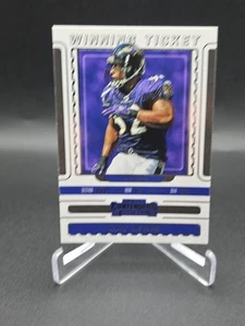 RAY LEWIS 2019 Panini Contenders Winning Ticket #WT-5 Ravens Football Card - Picture 1 of 2