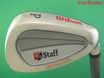 Wilson Staff R.Mendralla Single PW Pitching Wedge Graphite Stiff Shaft Mens RH - Image 1 of 4