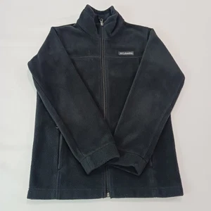 Columbia XB1107 Unisex Youth Granite Mountain Fleece Black Jacket Size M (10/12) - Picture 1 of 18