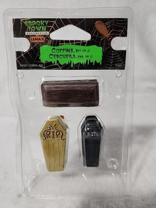 Lemax Spooky Town Särge 3er Set 2007 # 74853 - Neu in Verpackung 2"  - Bild 1 von 4