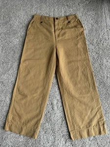 Zara Womens Brown Straight Leg Wide Pants Size Large - Picture 1 of 6