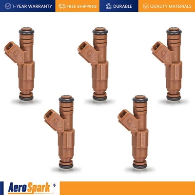 Inyectores de combustible 5 piezas para Volvo C70 S70 V70 1998 2,4 L l5 turboalimentado 0280155759 Foto 1 de 4