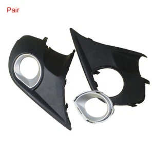 Front Grills Bumper Fog Lights Cover Lamp Frame Trim For VW Touareg 2007-2010 - Picture 1 of 6