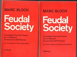 FEUDAL SOCIETY Volumes 1 & 2 Marc Bloch Routledge 1967 pb vgc - Picture 1 of 1