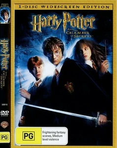 Harry Potter And The Chamber Of Secrets DVD (Region 4) 1 Disc Widescreen Edition - Picture 1 of 3