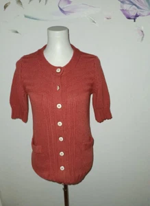 Marc Jacobs Strickjacke Cardigan M/38 Wolle Kupfer - Bild 1 von 2