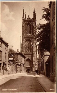 Derby Cathedral Postcard - Picture 1 of 2