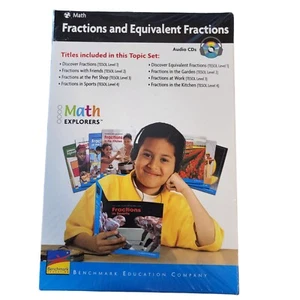 Math Explorers: Fractions and Equivalent Fractions (Audio CD Set) New - Imagen 1 de 11