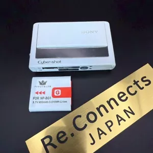 Sony Cyber-Shot DSC-T20 white 8.1MP Compact Digital Camera from JP 【Excellent +】 - Picture 1 of 12