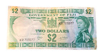 Fiji ND $2 2 Dollars Old Circulated Note Elizabeth