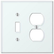Hampton Bay Acrylic Glass 1 Toggle 1 Rocker Wall Plate