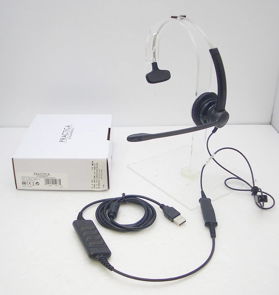 Plantronics SP11-USB Mono Cancellazione di Rumore Computer Cuffie 88661-13 / New - Immagine 1 di 1