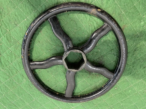 Vintage 11" Industrial Cast Iron Valve Handle Wheel Steampunk Cover