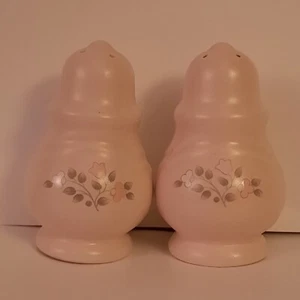 Set of Pfaltzgraff "Remembrance" Salt & Pepper Shakers - Picture 1 of 4