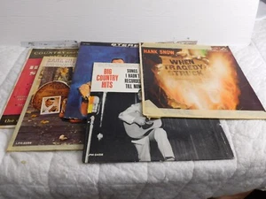 LOT OF 5 HANK SNOW - VINTAGE COUNTRY 33 RPM LPS - Picture 1 of 11