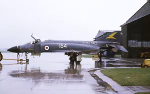 Original Kodachrome colour slide Phantom F-4K XT869/VL-154 767 Sqn RN 1972 - Picture 1 of 1
