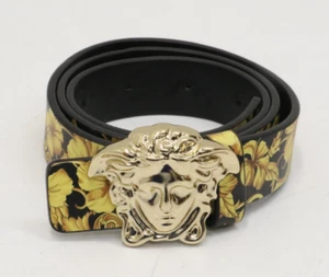 Versace Medusa Head Buckle Reversible Kids Belt Size Large 74cm - Picture 1 of 6