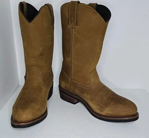 Dan Post Albuquerque Waterproof Work Boot DP69681, Distressed Mid Brown Sz 10 D - Picture 1 of 13