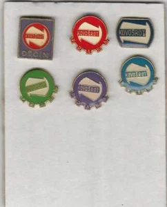 Speldjes/ Pins 6 stuks - Kovosrot verschillende kleuren (010) - Bild 1 von 1