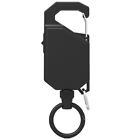 Retractable Keychain Easy-to-pull Nylon Rope Keyholder Keyring Accessories 100cm