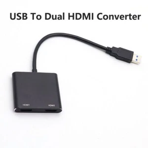USB 3.0 zu HDMI USB auf Dual-HDMI-Konverter 1080P HDMI-Adapter kabel Fernsehen - Bild 1 von 10