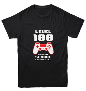 Level 100 Days Of School Completed - Student Gamer Youth T-Shirt - Picture 1 of 20