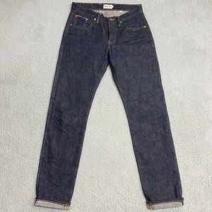 Taylor Stitch Democratic Selvedge Jeans Mens 32 Blue Rigid Slim Fit 32x34 "Mint" - Picture 1 of 10