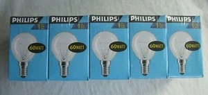 Philips 10 X BOMBILLAS E14 60w Transparente 230v - Imagen 1 de 2