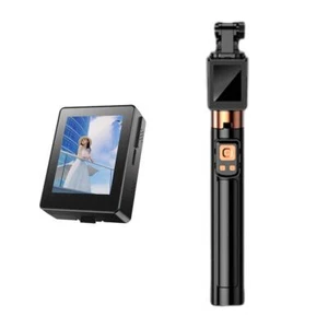 Portable Telescopic Tripod Selfie Stick Remote Control Live Streaming Stand S6E5 - Photo 1 sur 25