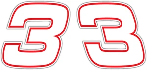 DALE EARNHARDT Austin Dillon #3 Racing NASCAR Vinyl Sticker Decal Car Bumper - Picture 1 of 1
