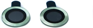 Camera Protective Lens Cover Made of Glass Metal for IPHONE 11 IN Green - Zdjęcie 1 z 4
