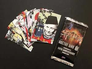 RARE BBC Topps Dr. Who 50th Anniversary Trading Card Pack With wrapper Not auto - Bild 1 von 9