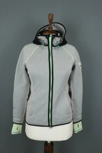 DALE OF NORWAY Gray Weatherproof Wool Full Zip Hooded Ski Jacket Size S - Picture 1 of 20