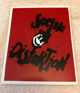SOCIAL VERZERRUNG Aufkleber Vintage Vinyl 80er Jahre Bad Otis NOS Punk SD kbd - Bild 1 von 1