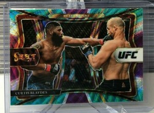 2020/21 Panini Select UFC Premier - CURTIS BLAYDES TRI COLOR PRIZM SP #192
