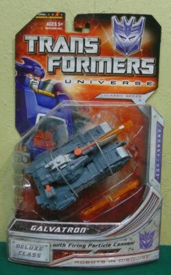 Transformers Universe Classic Series Decepticon Galvatron 2008 Hasbro Nuevo de Lote Antiguo Sin usar, en caja Foto 1 de 2