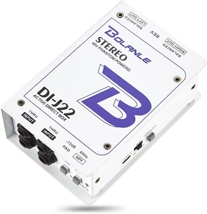 J22 Caja DI/Divisor Estéreo Profesional XLR de 1/4 de pulgada - Picture 1 of 12