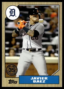 2022 Topps #87TB-46 Javier Baez 35th Anniversary Detroit Tigers - Picture 1 of 2